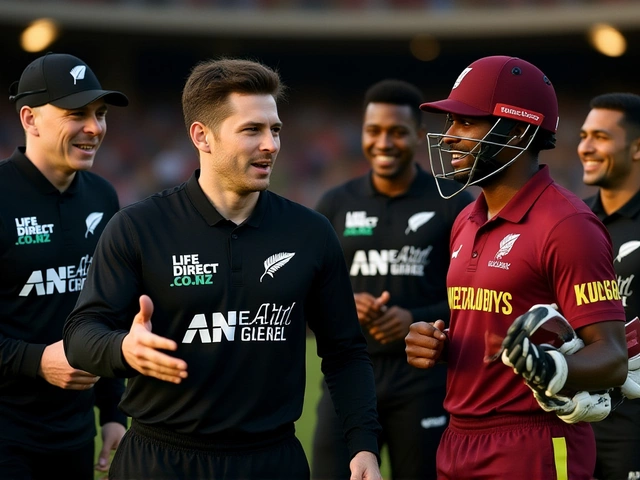 New Zealand Stuns West Indies by 5 Wickets in Napier ODI as Conway's 90 Seals Series Lead